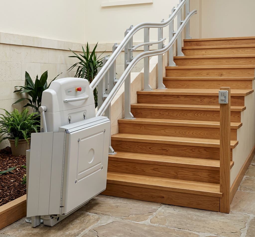Plataforma elevatória exterior