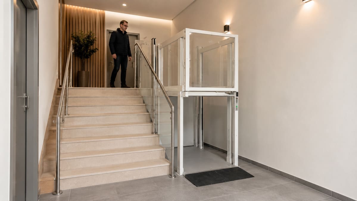plataforma elevatória sem fosso