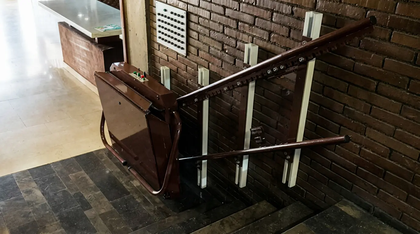 Plataforma elevatória para desníveis baixos